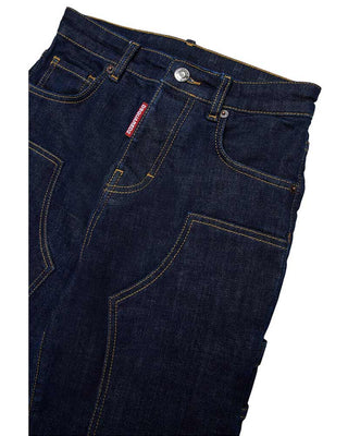 Dsquared2 Jeans regular blu scuro - Loose Jean DQ2636 D0AAM