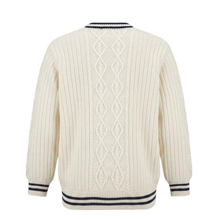 Elisabetta Franchi Cardigan In Lana Con Logo Per Bambina EFMA142.C