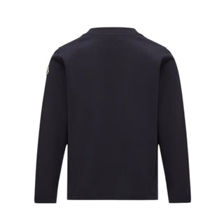 Moncler T-shirt in jersey a maniche lunghe con logo K29548D00003