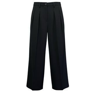 Nine:inthe:morning Pantaloni classici con patch logo da bambina SANDRA