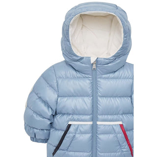 Moncler Giubbino Trapuntato Celeste Icarus L29511A00007-71G Per Neonato