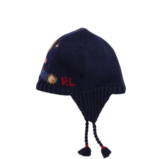 Polo Ralph Lauren Cappelli Blu Con Paraorecchie 320980661001 Per Neonato