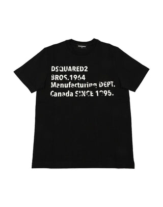 Dsquared2 Crewneck T-shirt with logo and print DQ0149-D002F