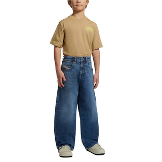 Diesel Jeans Balloon In Denim Blu J02889-KXBU3-K01 Per Bambini