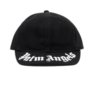 Palm Angels Cappello Nero Con Visiera E Logo PBLB002S26FAB001/110
