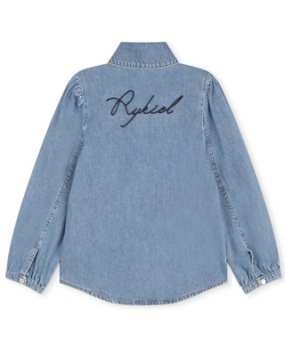 Sonia Rykiel Camicia in denim con strass A00259