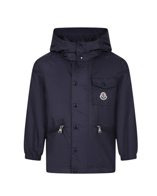 Moncler Giubbino in nylon con cappuccio J19541A00095