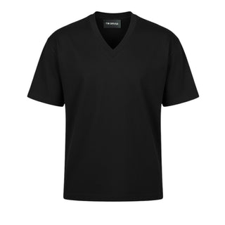 I'm Brian T-shirt Nera Con Scollo A V Per Uomo TS3744N
