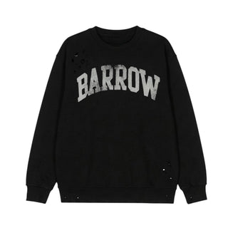Barrow Felpa Girocollo Nera F4BKJUSW008 Per Bambini