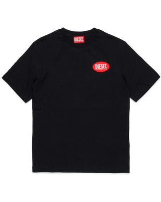 Diesel T-shirt in jersey con Diesel Oval Label J02469-KYAUN