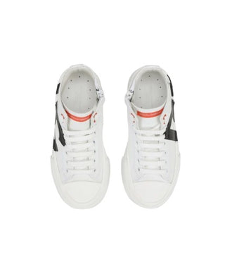 Dolce & Gabbana Sneakers a stivaletto d11084 con lacci e zip