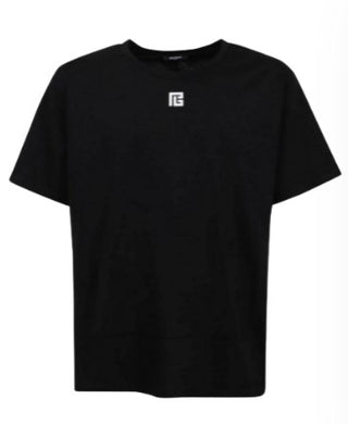 Balmain Crewneck T-shirt with front print EG010BB69