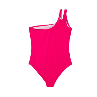 Diesel Costume Intero Fucsia Con Logo Per Bambina J02724-KYAG8-K30E