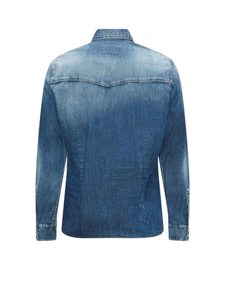 Dsquared2 Camicia in denim a maniche lunghe S74DM0754