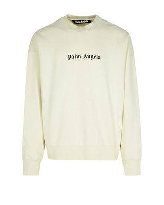 Palm Angels Rundhals-Sweatshirt mit Logo-Print PMBA080C99FLE0010310