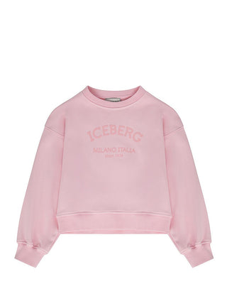 Iceberg Felpa Girocollo MFICE5151J Unisex Junior