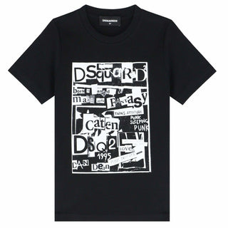 Dsquared2 Crewneck T-shirt with front logo DQ03XW-D00W5