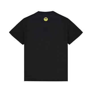 Barrow T-shirt Nera Con Teddy Da Bambina S6BKJGTH177-110
