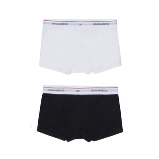 Dsquared2 Set Di Boxer Con Elastico Logato Per Bambino DQ2479-D008J-DQC25