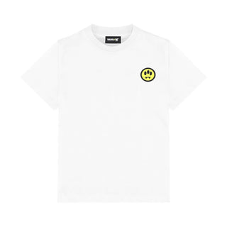 Barrow T-shirt Bianca A Maniche Corte Con Smile S6BKJUTH006-002