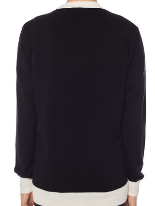 Balmain Maglia girocollo con logo SF13165