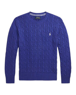 Polo Ralph Lauren Maglia Con Motivo A Trecce 323702674067 In Cotone