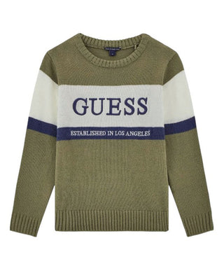 Guess Maglia girocollo con logo frontale N4BR02Z32N0