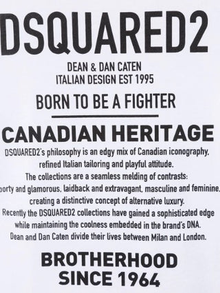 Dsquared2 Crewneck T-shirt with logo and print DQ046W-D00XG
