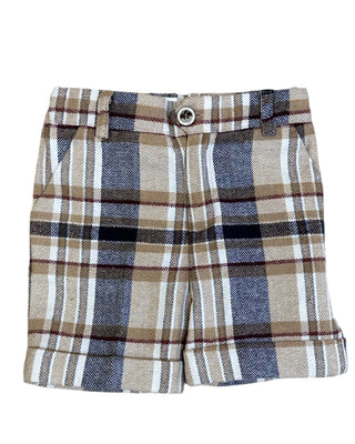 Pure Firenze Bermuda in fantasia tartan PC02277