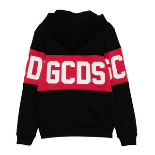 Gcds Felpa in cotone con cappuccio e logo B2JU1926BA2