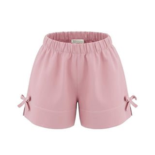 J.o Milano Shorts In Popeline Con Fiocchi Per Bambina 674C1J