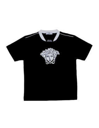 Versace T-shirt con logo e simbolo YVMTS151