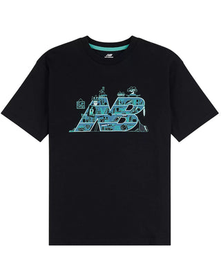 New Balance T-shirt a maniche corte con logo LAKB0027