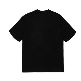 Diesel T-shirt Nera In Jersey Con Logo J02992-KYA1Y-K900 Per Bambini