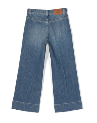 Gucci Logo Wide Leg Jeans 718706-XDB96