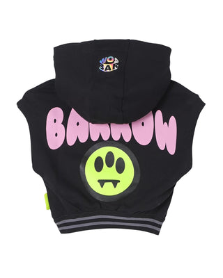 Barrow Felpa smanicata con logo S4BKJGHS104