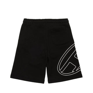 Diesel Bermuda in felpa con ricamo Oval D J02273-0GYCJ