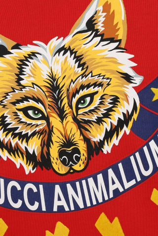 Gucci T-Shirt mit Rundhalsausschnitt und Frontdruck 512833-X9U00