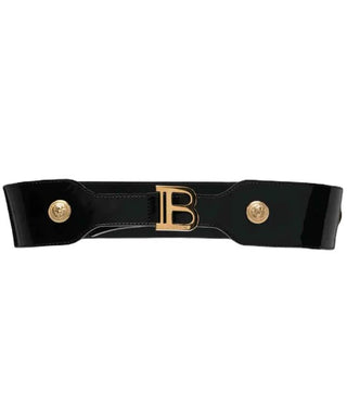 Balmain Patent Leather Belt for Girls and Boys BT0A61