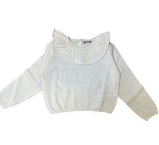 Il Gufo Pullover mit Rüschen A21MA354EM220