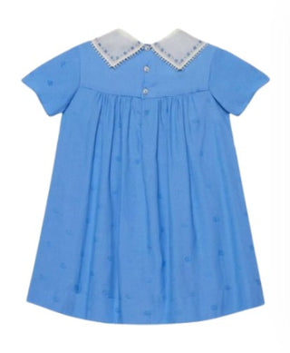 Gucci-Kleid mit besticktem Kragen 717136-ZALJH