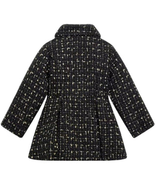 Guess Cappotto in tweed nero da neonata K4BL09WGSP0
