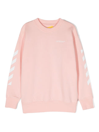 Off-White Crewneck Sweatshirt OGBA001F23FLE0013001 With Logo Print
