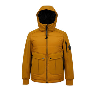 C.P. Company Giubbino arancione trapuntato con lente 11CKOW005B