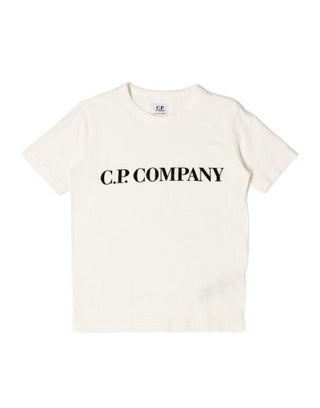 CP Company Crew Neck T-Shirt with Printed Logo 10CKTS038B