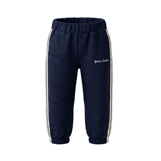 Palm Angels Pantaloni Jogger Blu F6PAMBPA210/126 Per Neonato