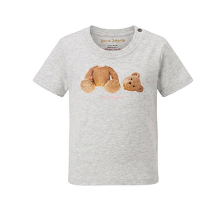 Palm Angels T-shirt Grigia Con Teddy F6PANGTH190/101 Per Neonata