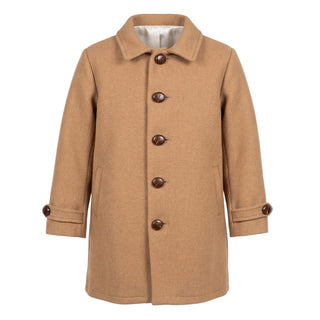 J.o Milano Cappotto Color Cammello In Misto Lana 2667Z2/01J Per Bambino