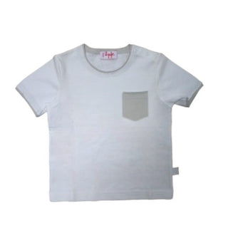 Il Gufo T-shirt girocollo con applicazione P15TS022M0032