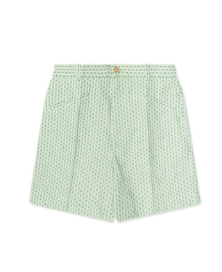 Gucci gemusterte Bermudashorts 712210-XWAVR